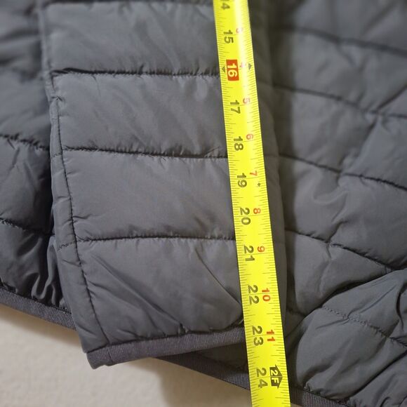 SPIRE BY GALAXY Sherpa Lined Hooded Puffer Jacket Men's Small Charcoal NWT - Picture 15 of 15